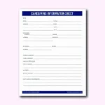 Caregiving Information Sheet