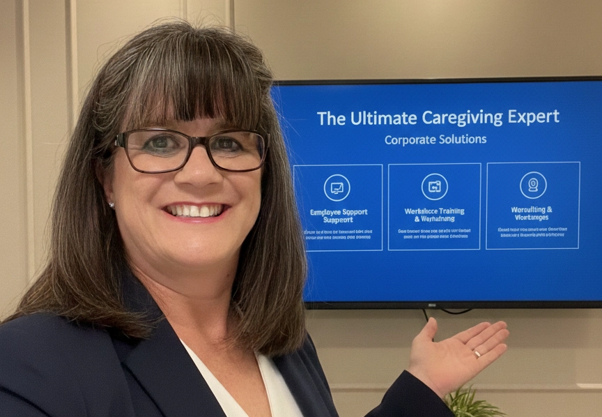 Corporate caregiver solutions supporting employee well-being and workplace wellness programs