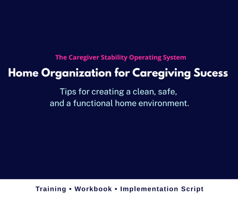 Home Organization for Caregivers