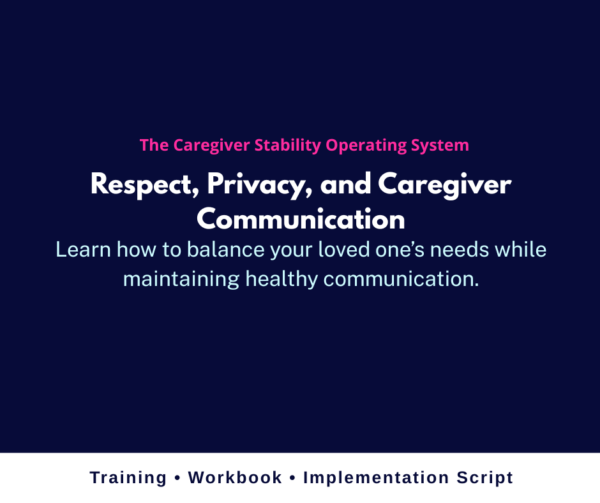 Caregiver communication skills