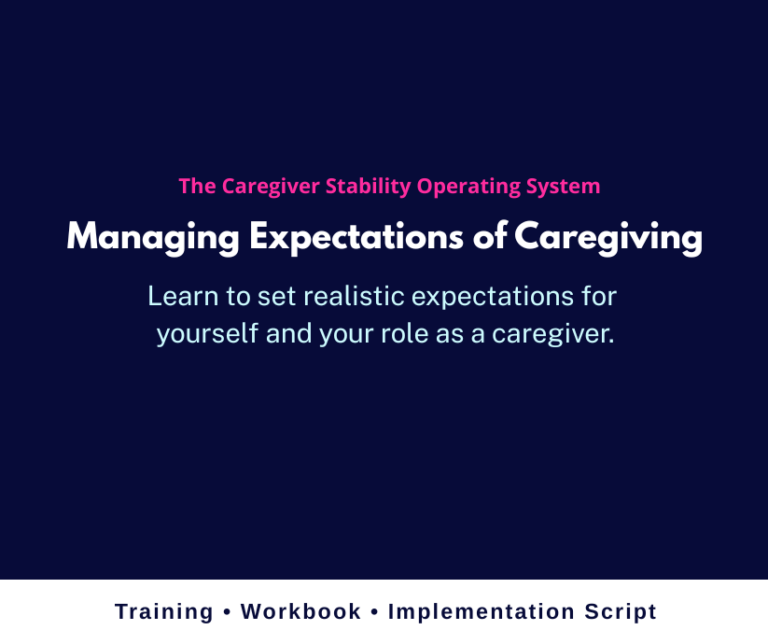 Managing Expectations