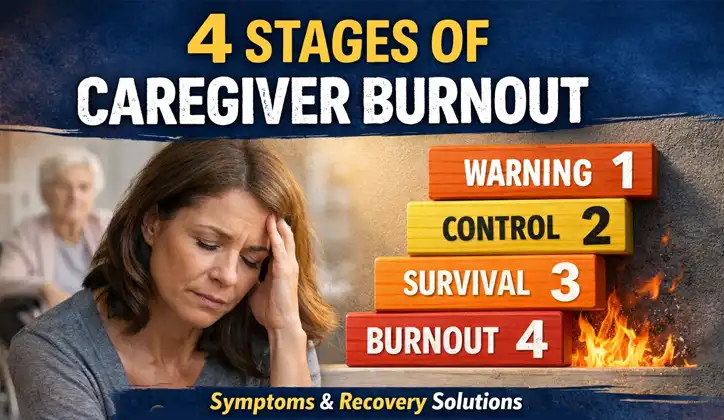 4 Stages of Caregiver Burnout: Symptoms, Recovery & Expert Solutions