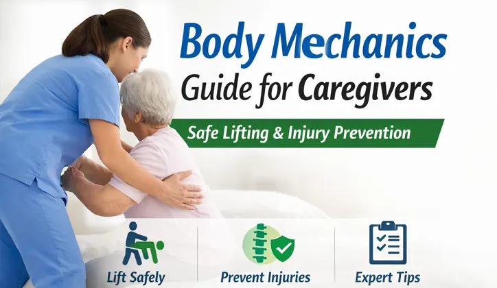 Body Mechanics Guide for Caregiver: Safe Lifting, Posture & Injury Prevention