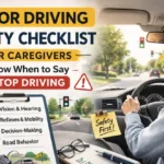 Senior Driving Safety Checklist for Caregivers