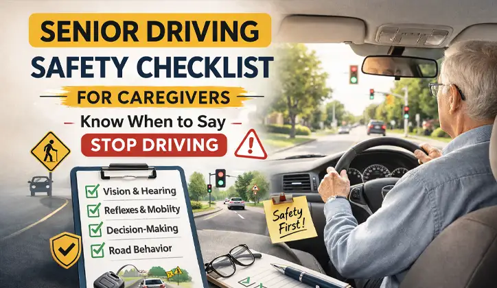 Senior Driving Safety Checklist for Caregivers
