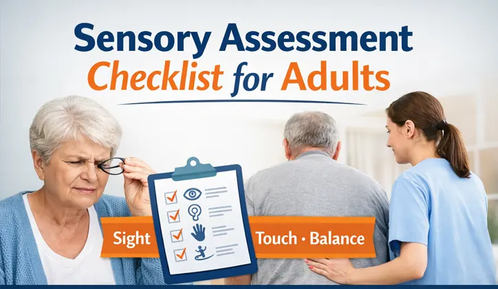 Sensory Assessment Checklist for Adults: Guide for Caregivers