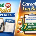 Caregiver Log Book: 7 Daily Tracking Essentials (Free vs Paid)