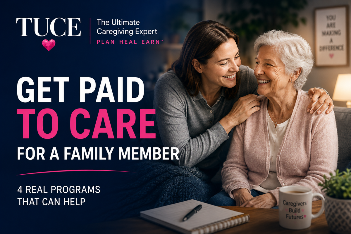 Get paid to care for a family member