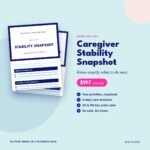 Caregiver Stability Snapshot, done for you caregiver plan, $197